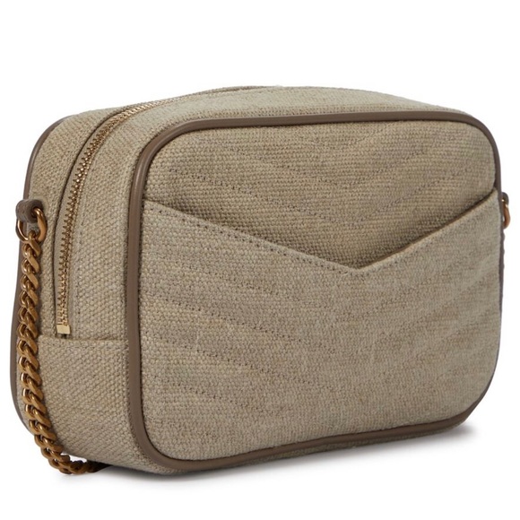 Saint Laurent Lou Mini Linen Camera Shoulder Bag in Great Condition. - Picture 3 of 6